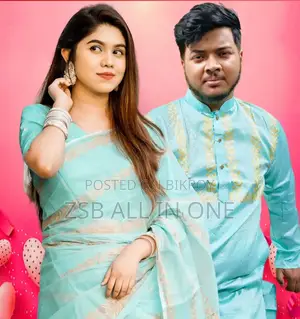 Sharee Panjabi Couple Set With Blouse Piece