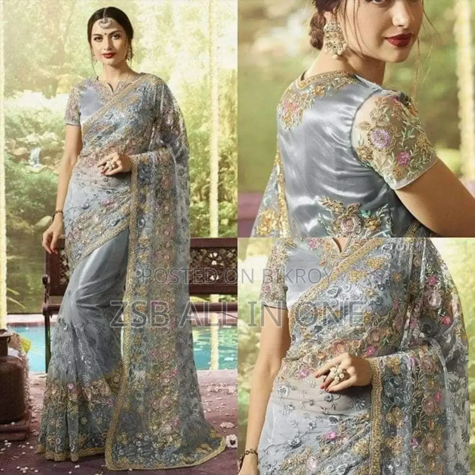 Saree With Blouse Piece Indian