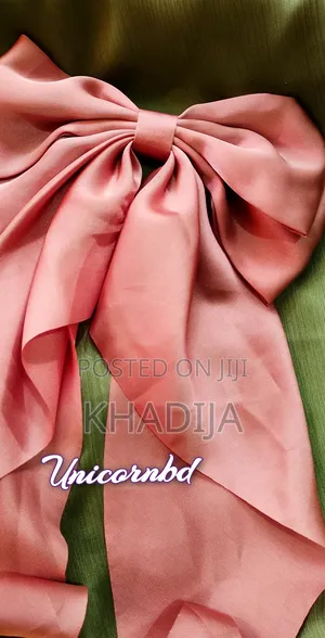 Cute Korean Long Hair Bow Tie