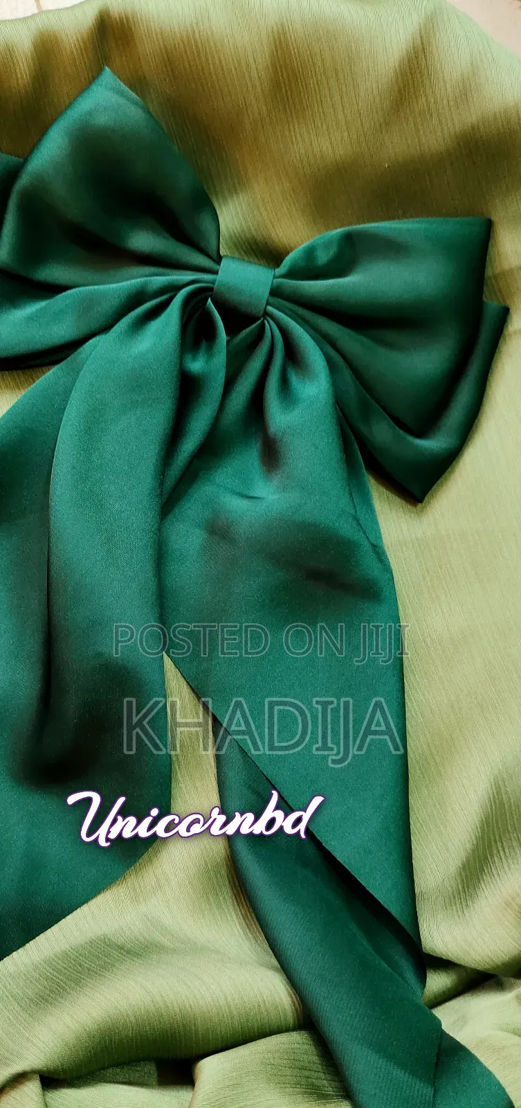 Cute Korean Long Hair Bow Tie