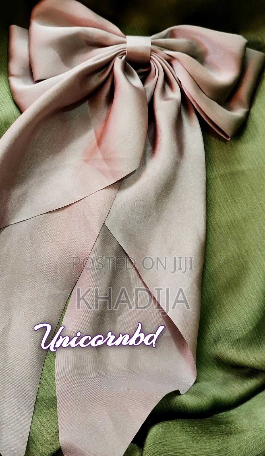 Cute Korean Long Hair Bow Tie