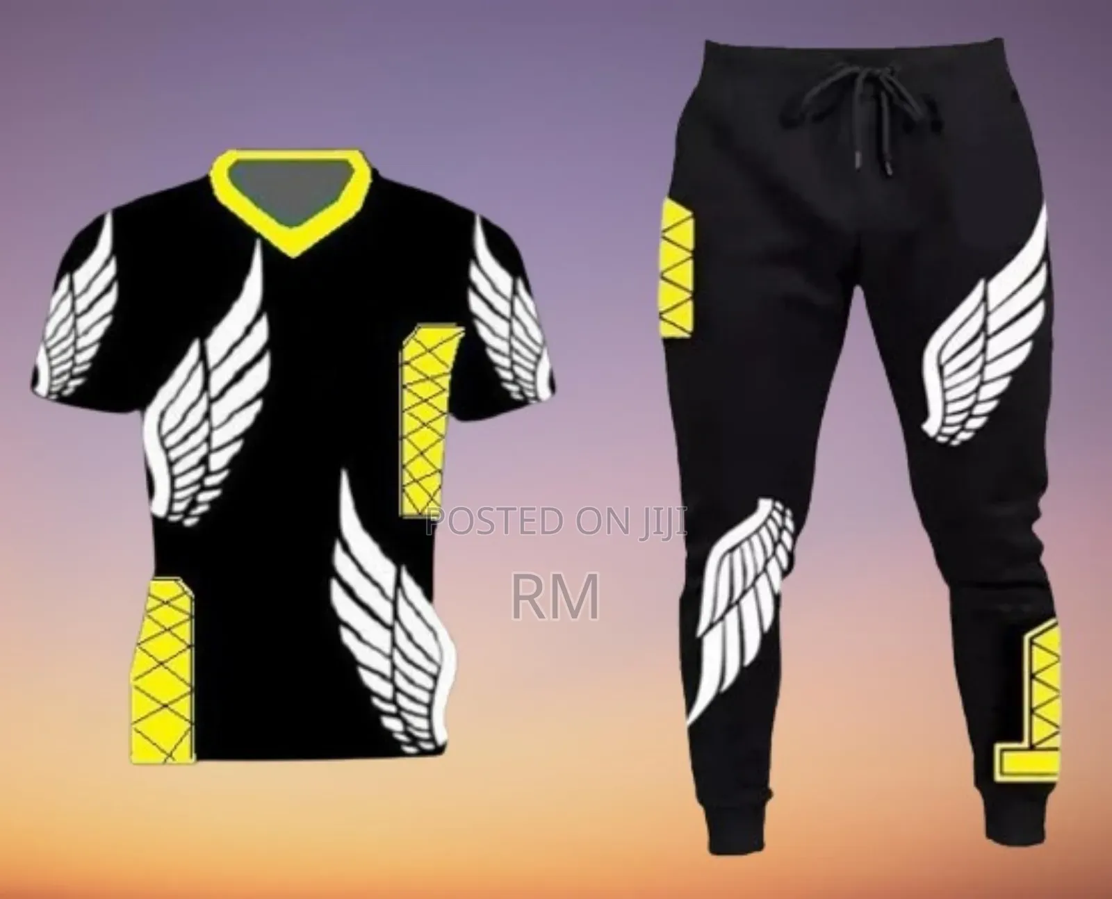 Stylist Printed Half Sleeve T-Shirt Full Pant Set