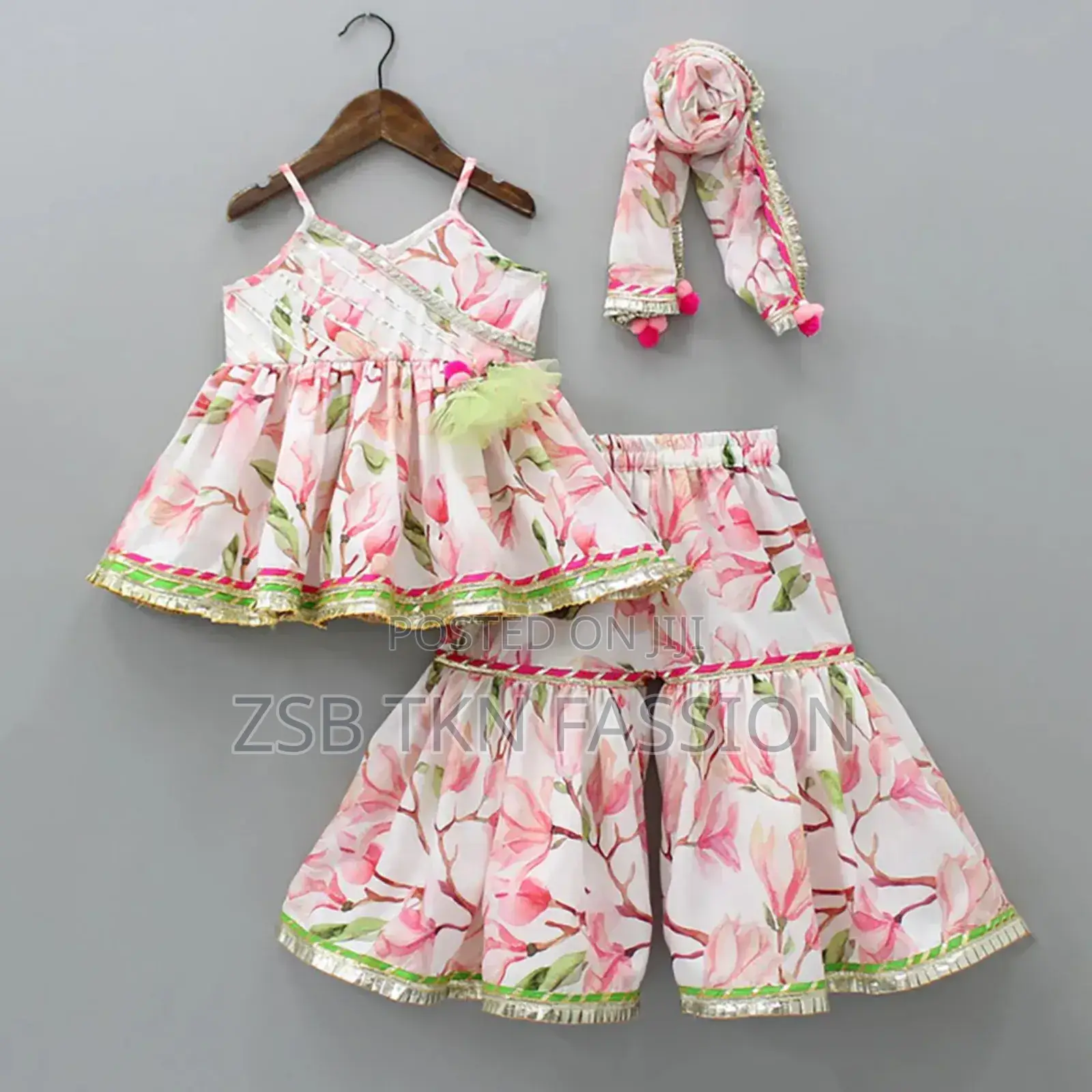 Trendy Baby Tops With Sharara