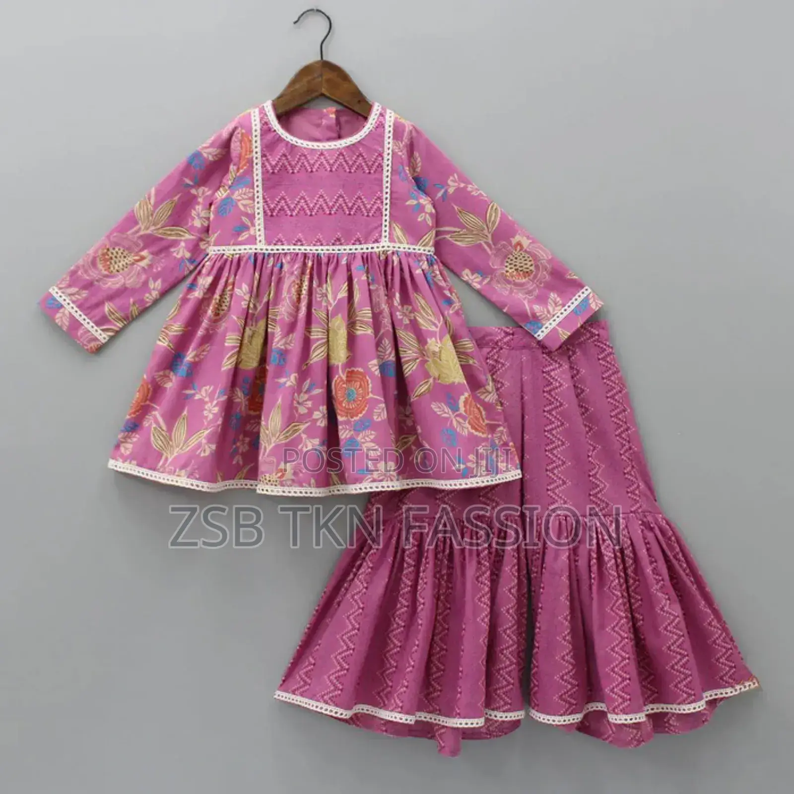 Trendy Baby Tops With Sharara