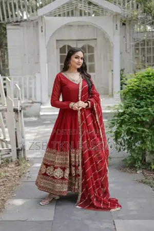 Bahar Georgette Anarkali Guwn