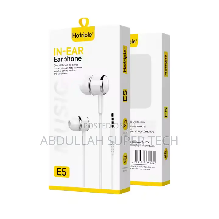 Hotripe Original E5 Earphone 3.5mm