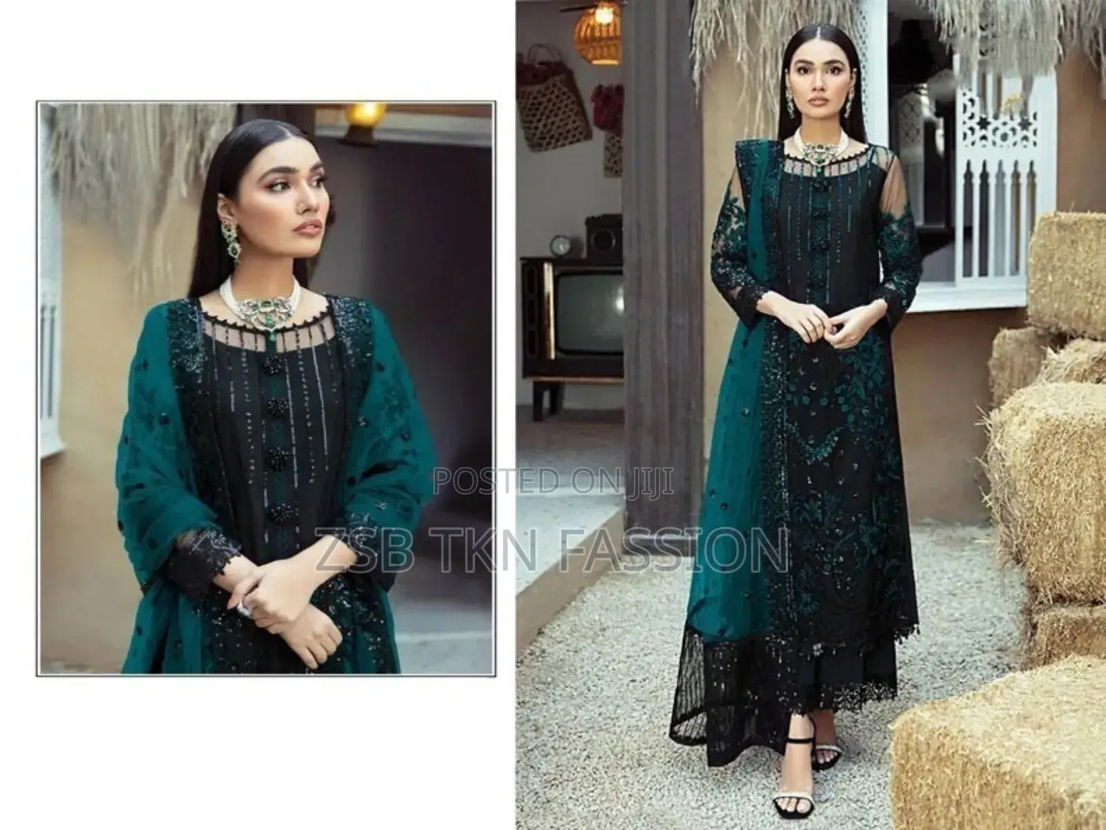Readymade Georgette Embroidery Three Piece