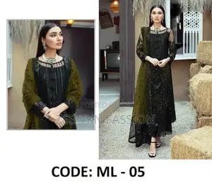 Readymade Georgette Embroidery Three Piece