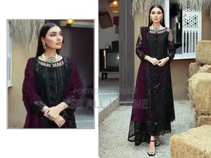 Readymade Georgette Embroidery Three Piece