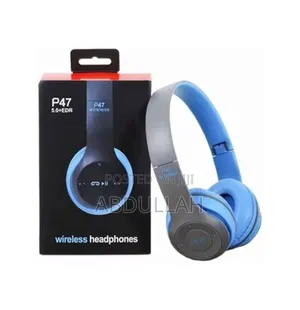Photo - P47 Wireless Over Ear 5.0+Edr Headphones Blue
