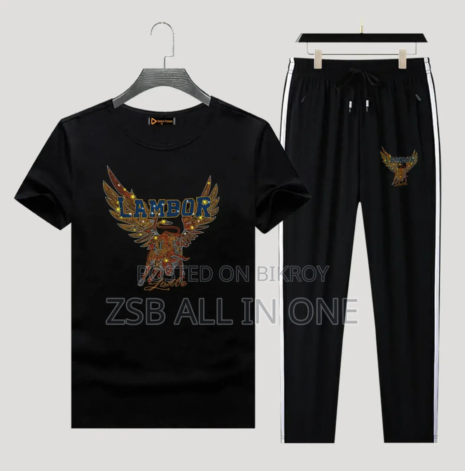 T-Shirt and Trouser Combo Set for Men