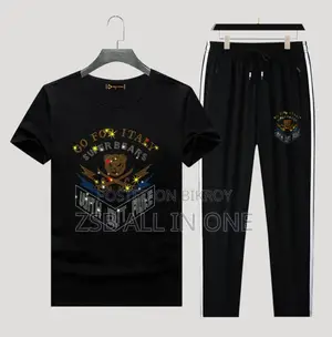 T-Shirt and Trouser Combo Set for Men