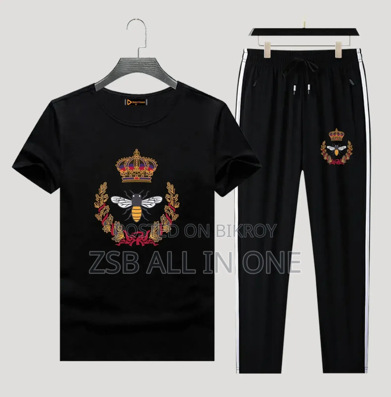 T-Shirt and Trouser Combo Set for Men