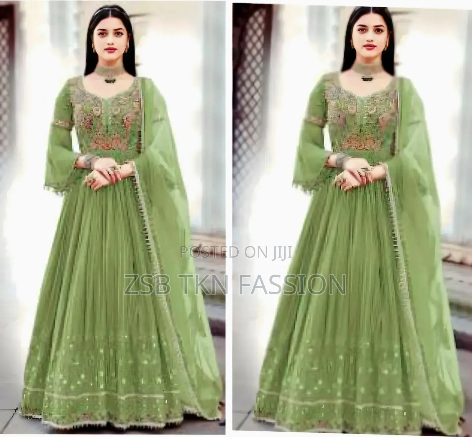 High-Quality Embroidery Party Dress Four Piece