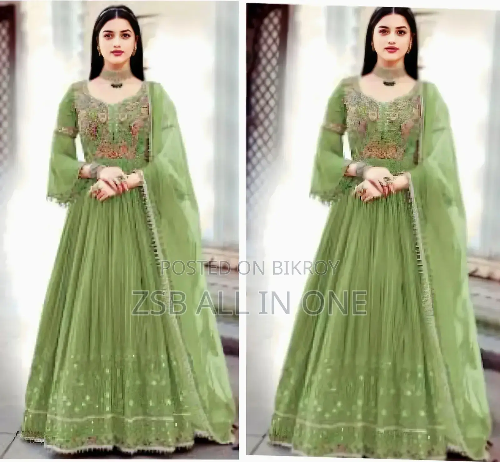 High-Quality Embroidery Party Dress Four Piece