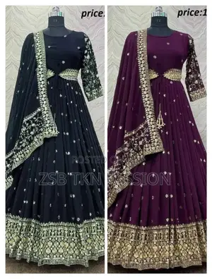 High-Quality Embroidery Party Dress Four Piece