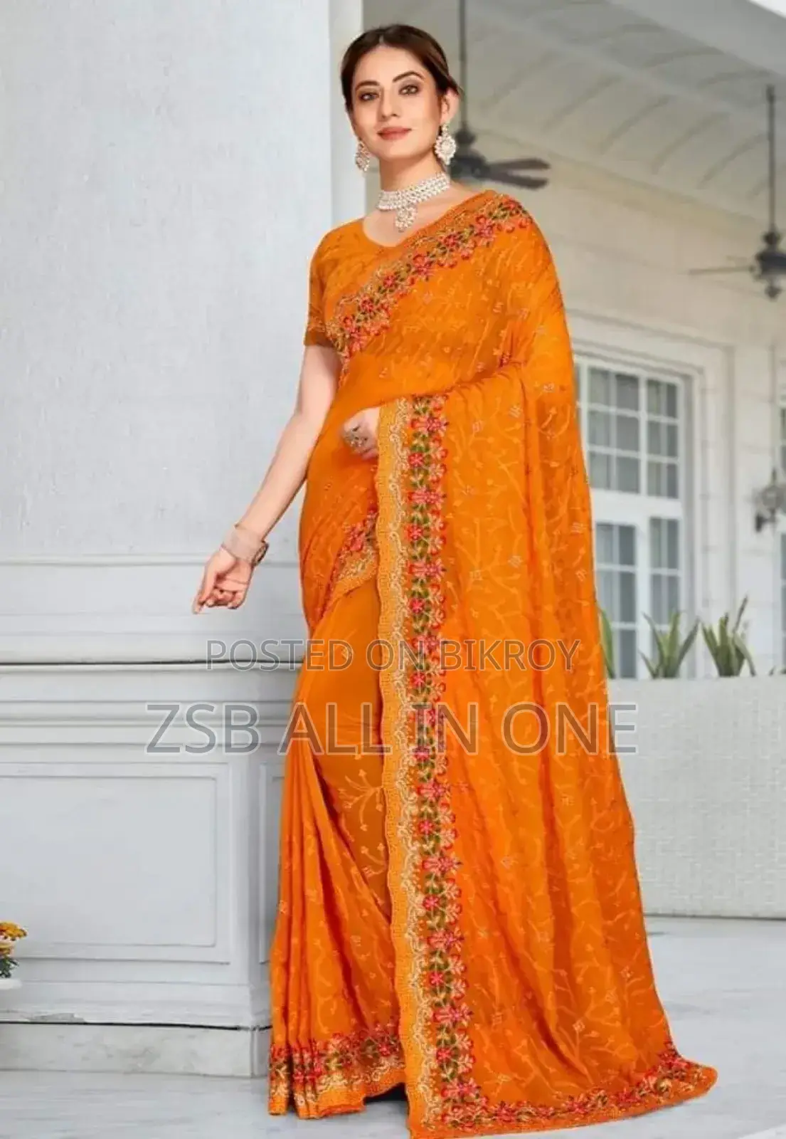 Indian Saree High Quality Blouse Piece Included