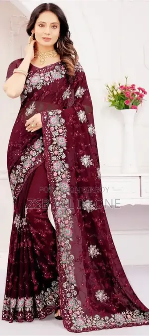 Indian Saree High Quality Blouse Piece Included