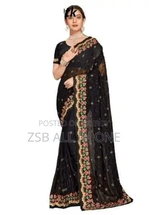 Indian Saree High Quality Blouse Piece Included