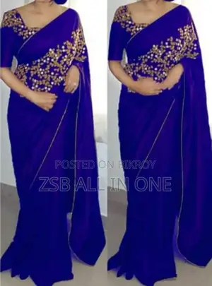Indian Saree Blouse Piece Included
