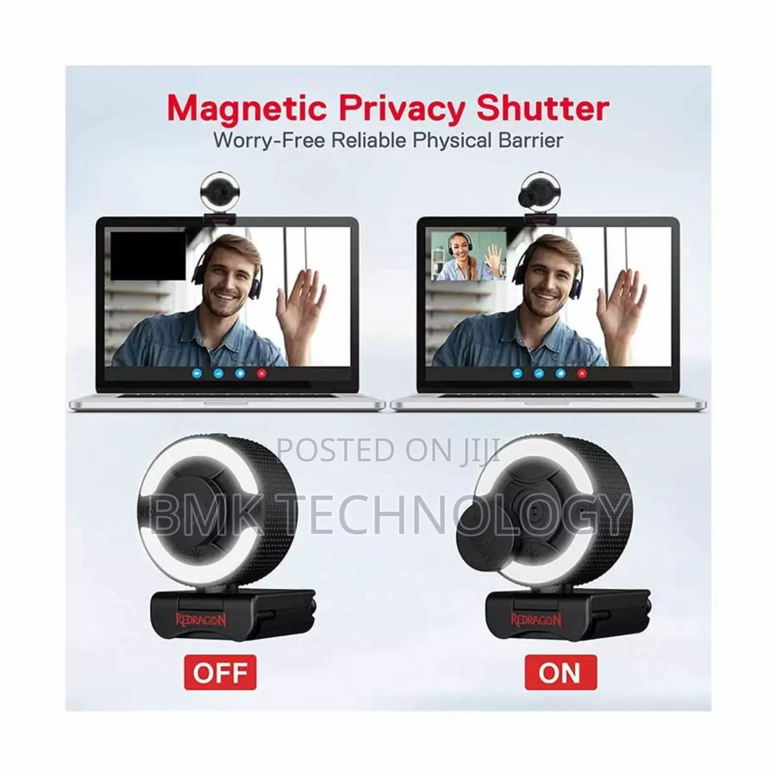 Redragon Gw910 Oneshot FHD Usb (Fixed Focus) Stream Webcam