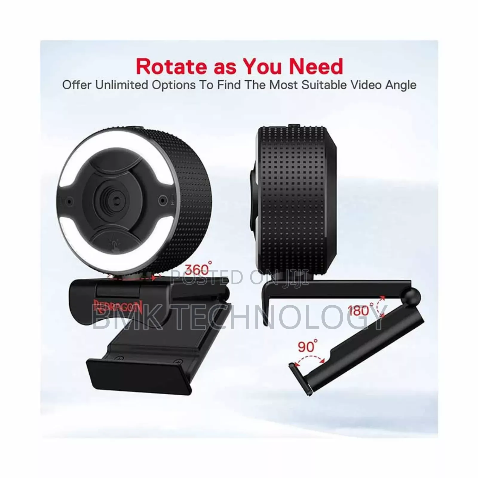 Redragon Gw910 Oneshot FHD Usb (Fixed Focus) Stream Webcam