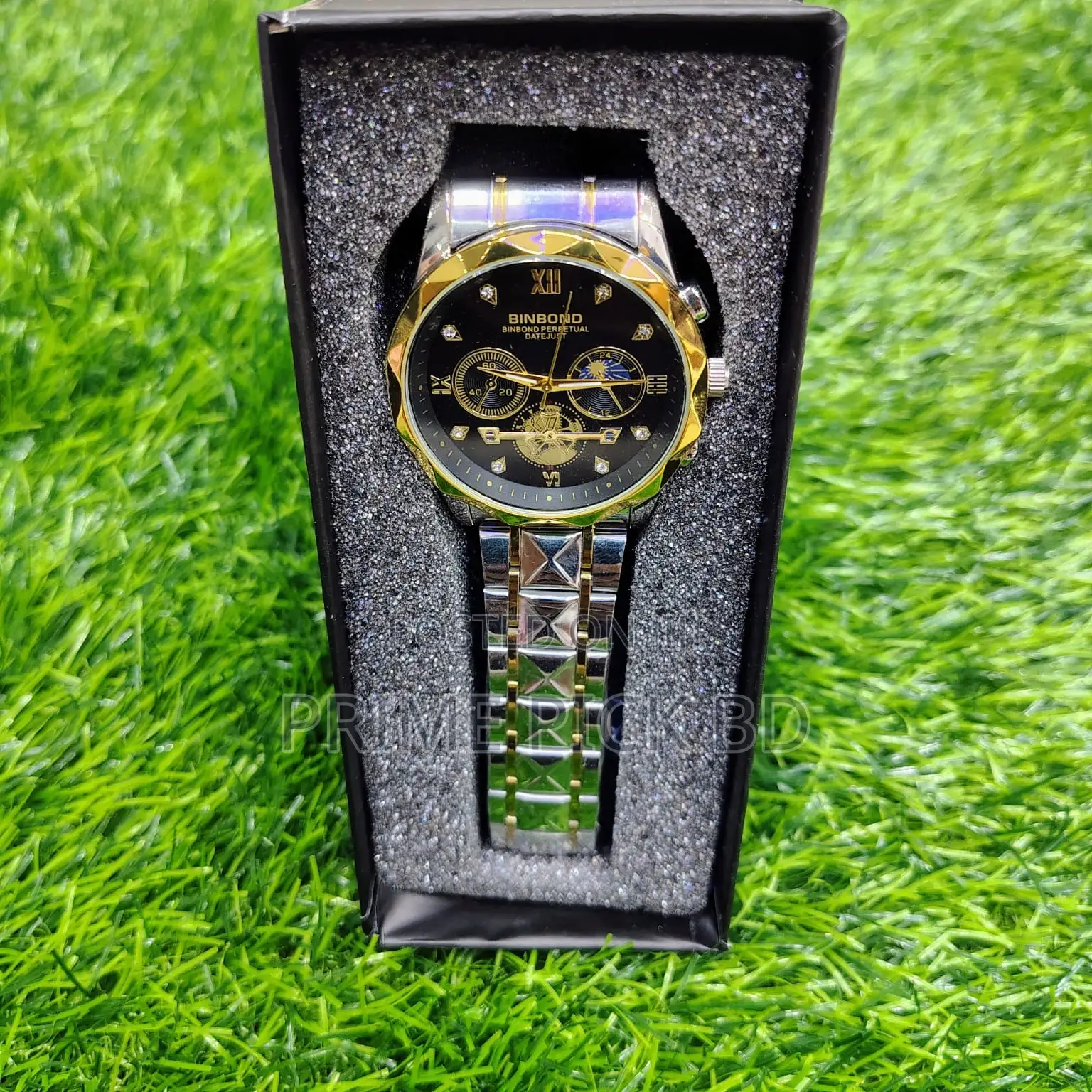 Binbond Brand Fashion Tourbillon Dial Quartz Watches Men’S