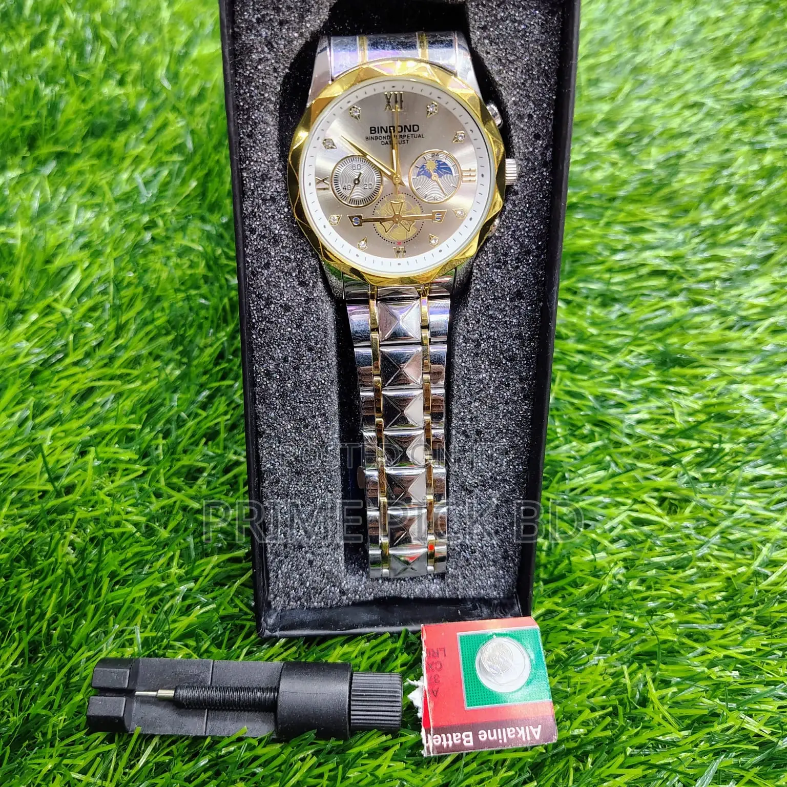 Binbond Brand Fashion Tourbillon Dial Quartz Watches Men’S