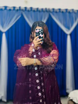 Photo - Pakistani Soft Net Sequence Three Piece