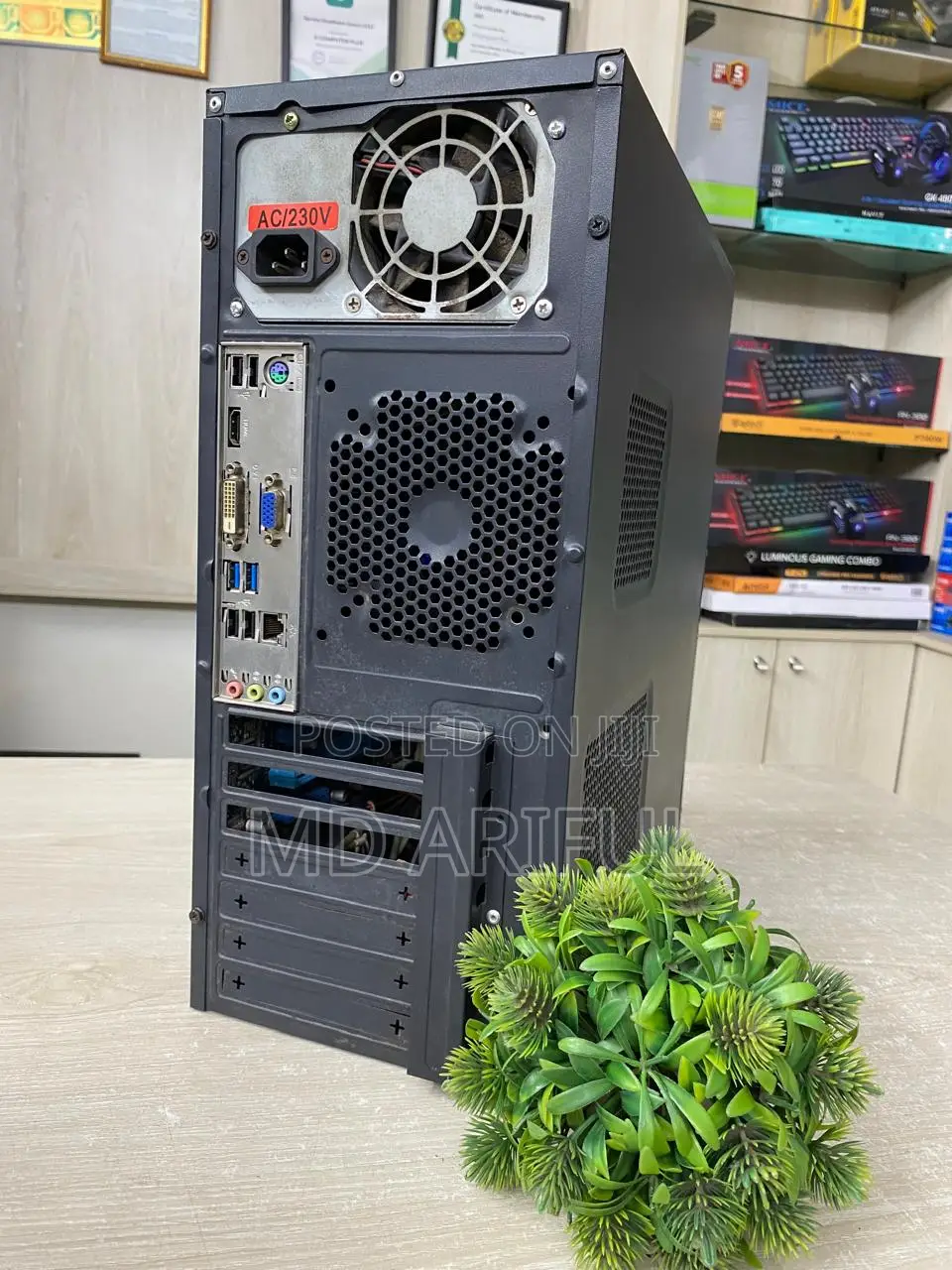 Fresh Pc_asus-H*61_core I5 (2nd Gen)_8gb Ram_128gb SSD