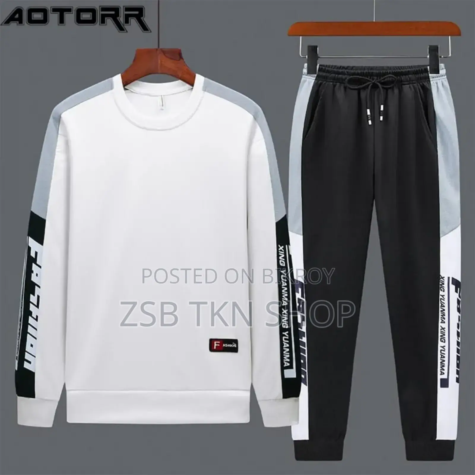 T-Shirt and Trouser Combo Set for Man