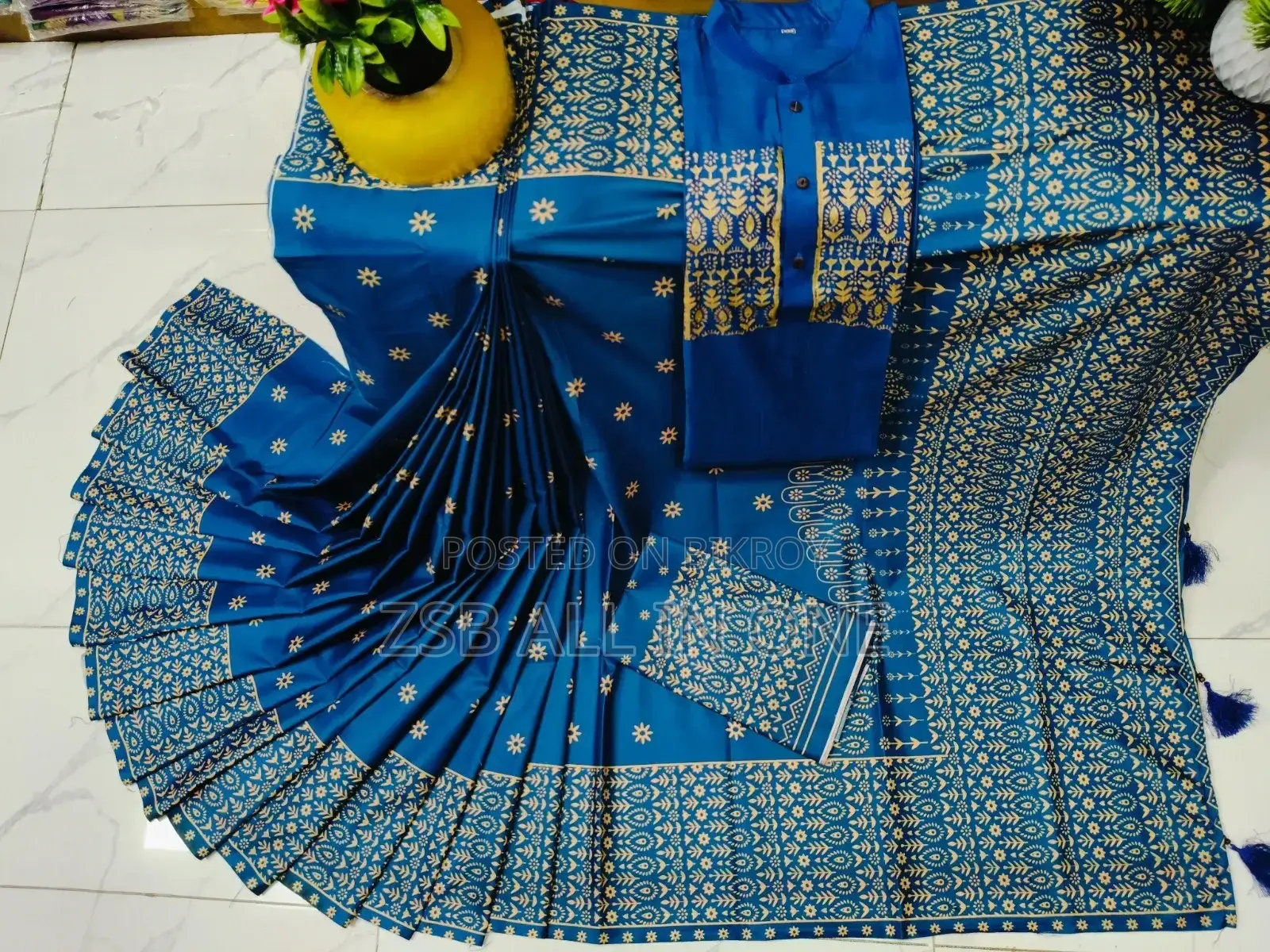 Sharee Panjabi Couple Set With Blouse Piece