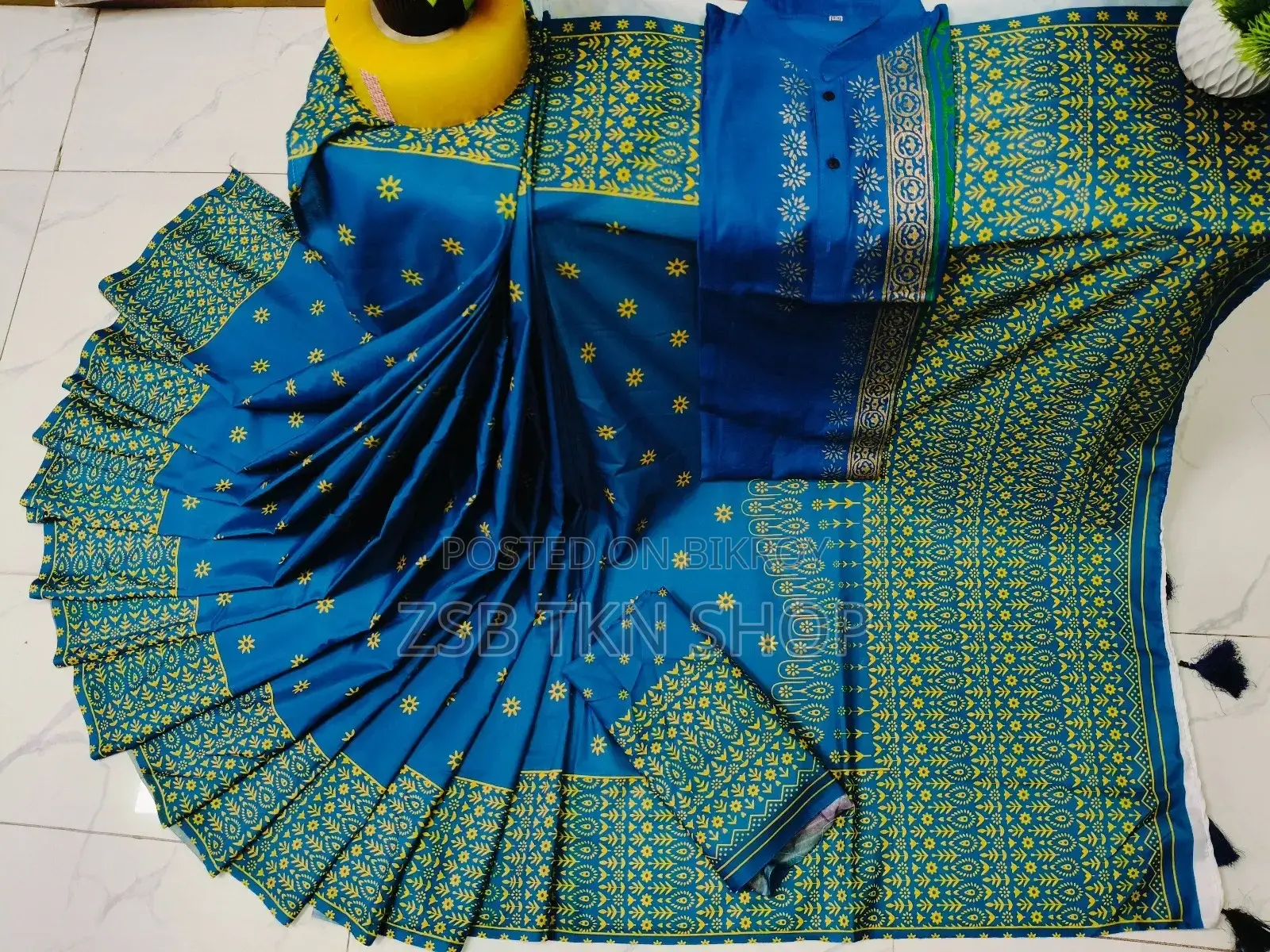 Sharee Panjabi Couple With Blouse Piece