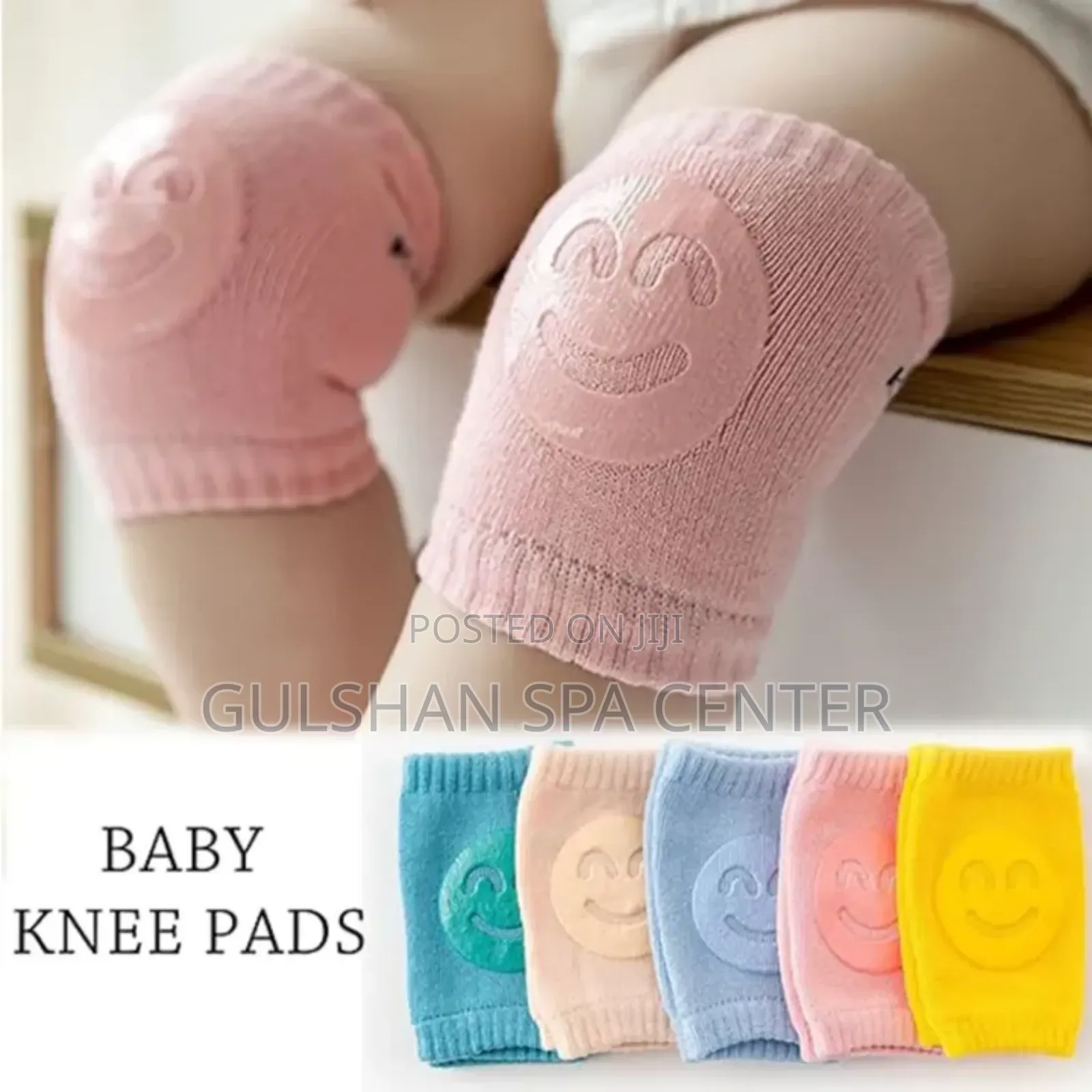 1 Pair Baby Knee Pads Unisex Breathable Elastic Anti Skid