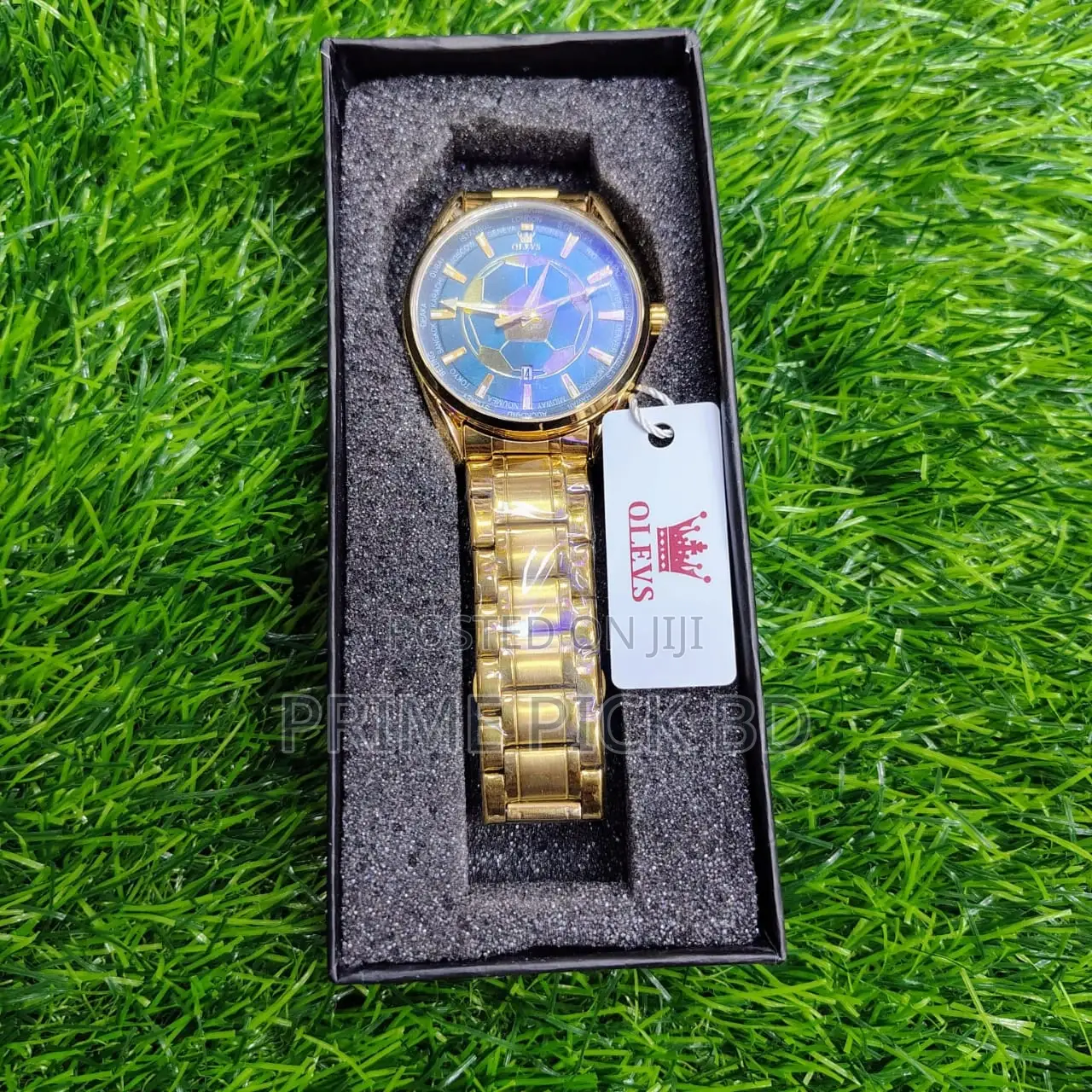 Olevs 9949 Football Dial Men's Luxury Watchsporty Elegant!