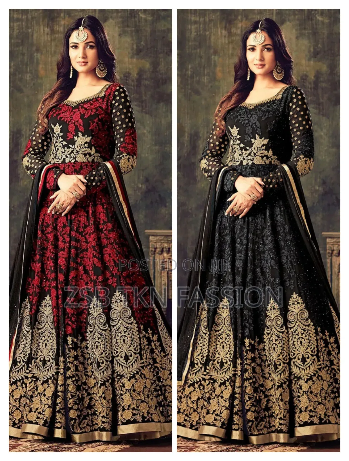  Indian High Quality Gaun for Girls 