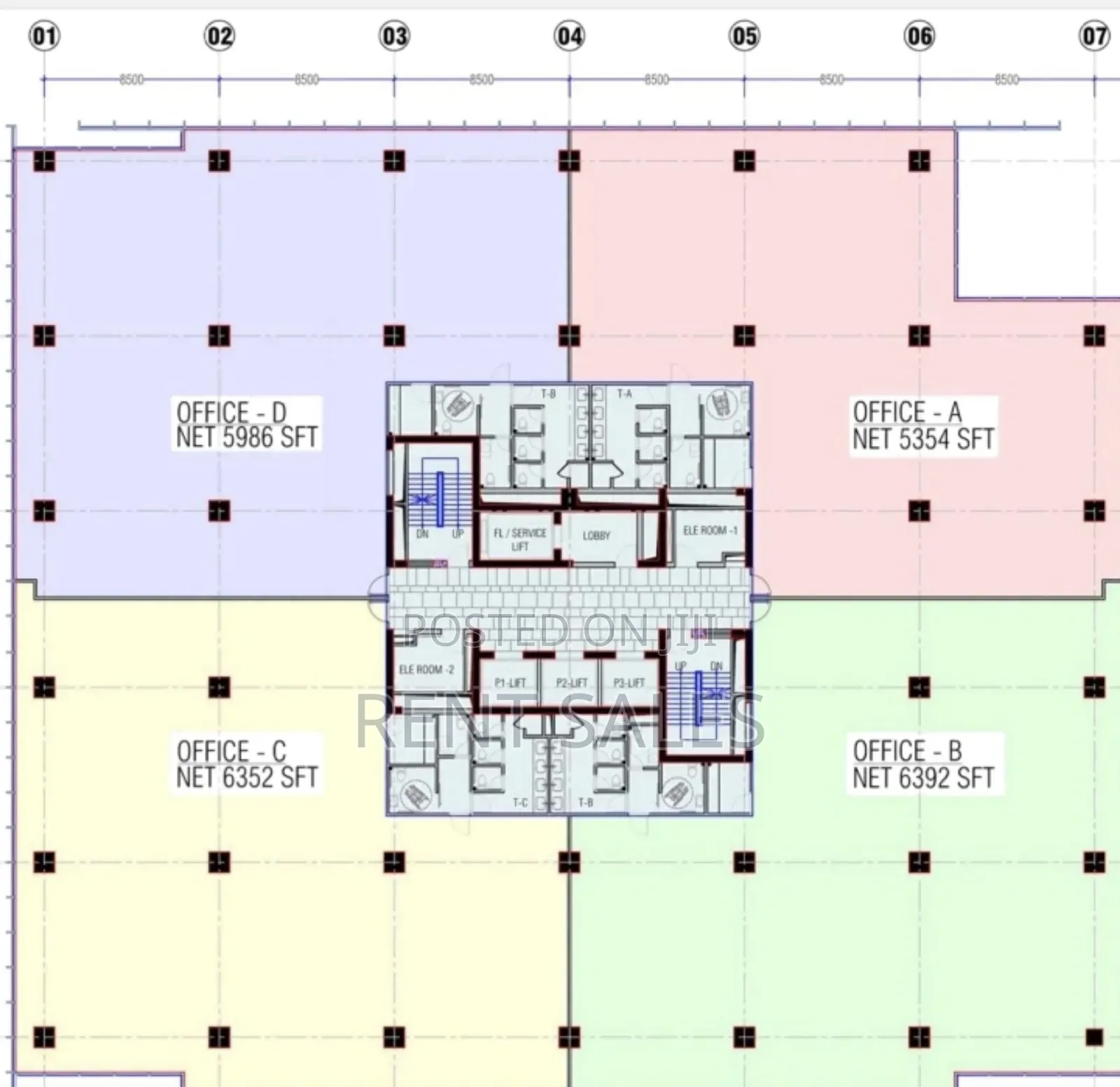 18000 SQFT Open Space With Central Ac for Rent in Airport