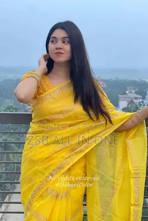 Block Print Saree With Blouse Piece