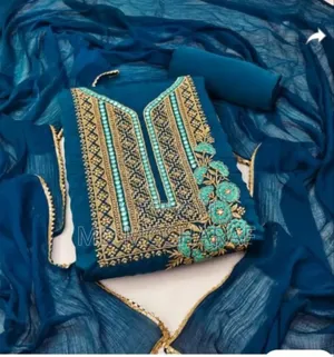 Photo - Embroidary Georjet 4 PCS