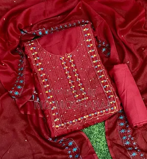 Embroidary Georjet 4 PCS