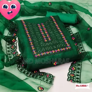 Embroidary Georjet 4 PCS