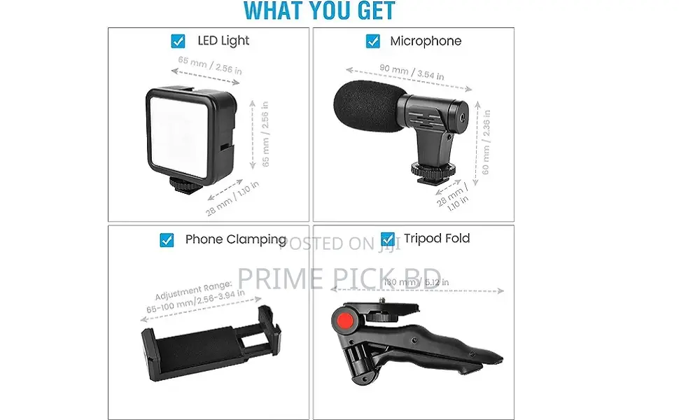 Ultimate Vlogging Kit – Perfect for Live Streaming, Youtube