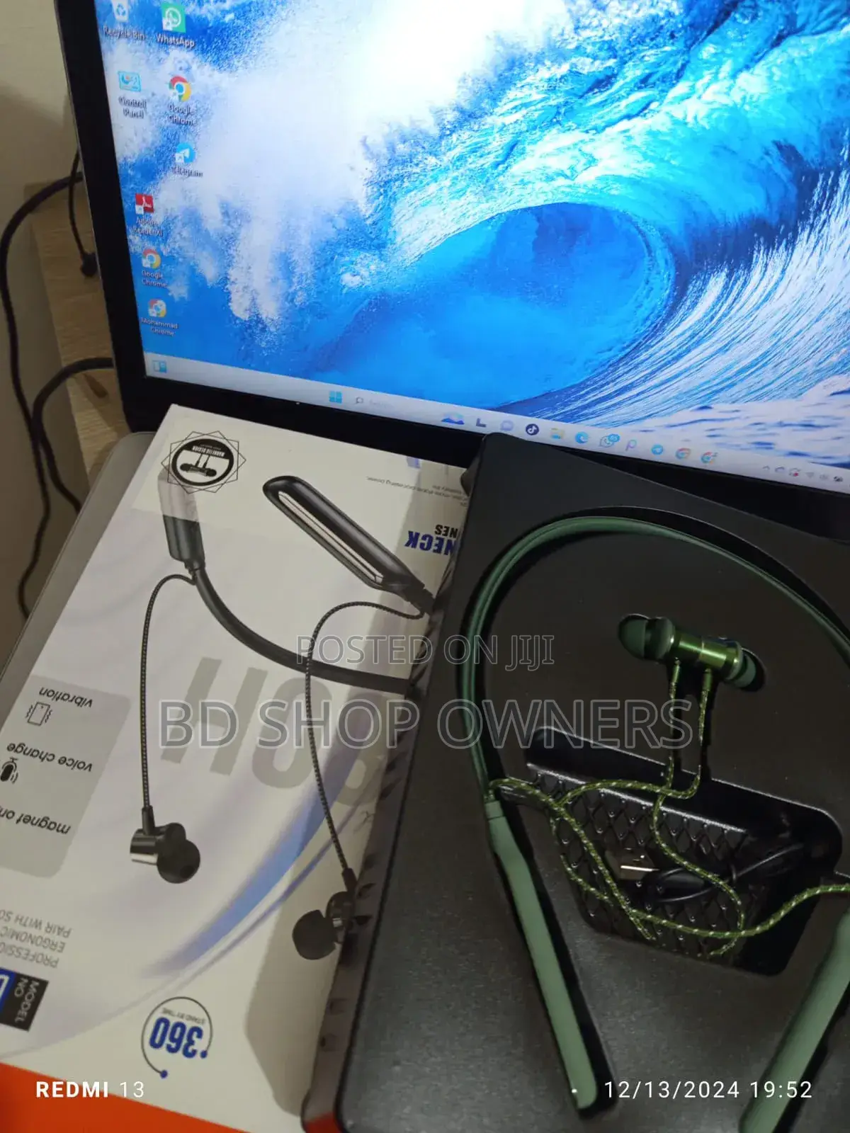  Sany Bt Shine Hanging Neck Sports Earphones 