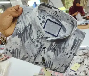 Luxury China Magnet Cotton Full Sleeve Print Shirt