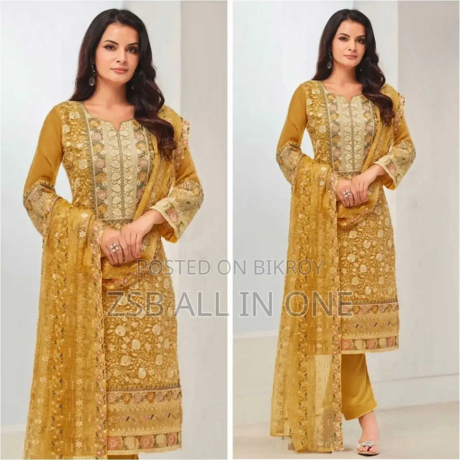 Indian 3 Pis Georgette