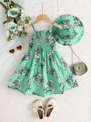 Baby Dress With Cap