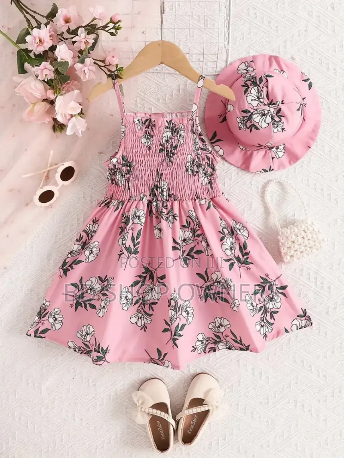Baby Dress With Cap