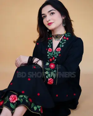 Photo - Cotton Embroidery Three Piece