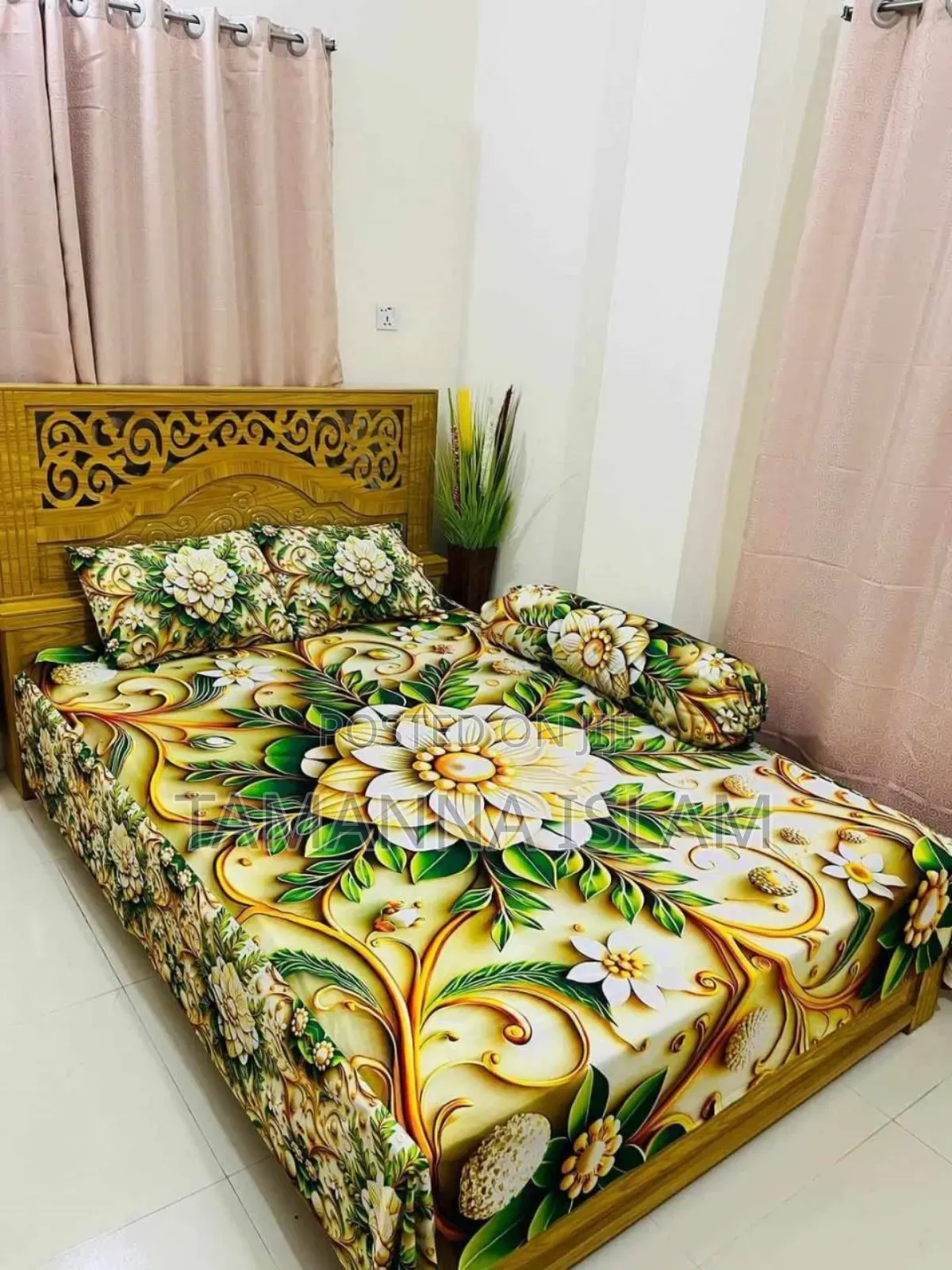 Primium 3d Bedsheet Four Piece Set