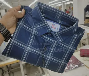 Photo - Cotton Full Sleeve Check Shirt